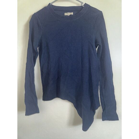 Madewell Long Sleeve Side Tie Shirt Size S - Picture 3 of 5